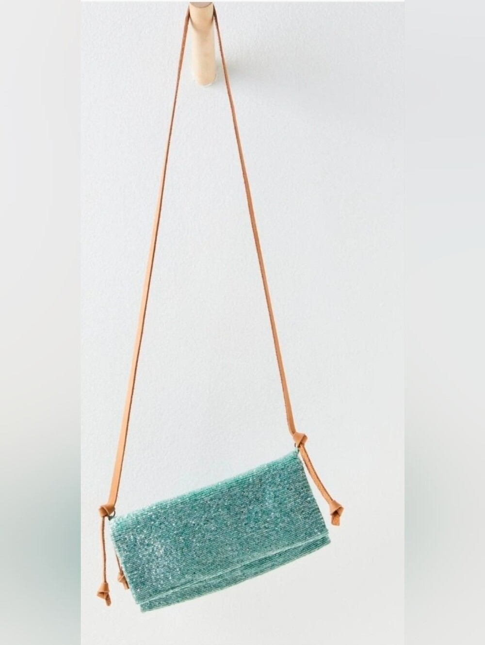 Free People Exclusive emblished Crossbody Beaded Purse/bag In Spellbound NWT